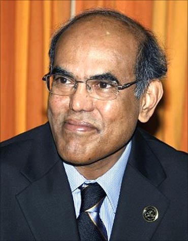 RBI Governor D Subbarao.
