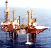 An ONGC oil rig