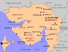 Gujarat map