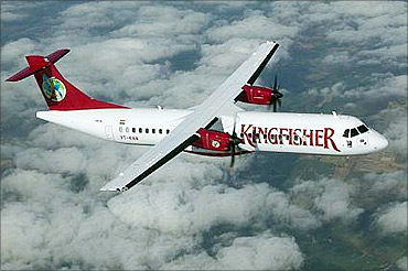Kingfisher Airlines.