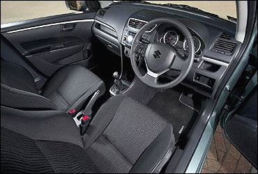 Interior view of the new Swift.