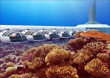 Poseidon Undersea Resort.
