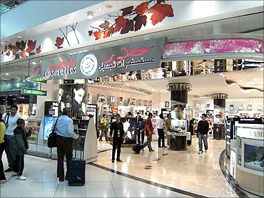 Dubai International airport.