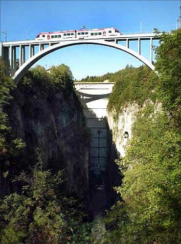 Santa Giustina Railway Bridge.