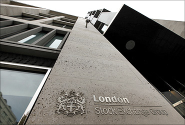 The London Stock Exchange building.