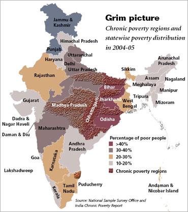 50 per cent of India's poor are chronic poor.