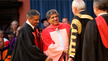 Degree was conferred on him at the Rotman School of Business.