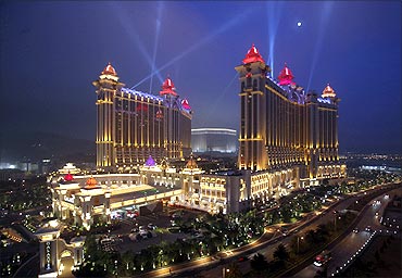 Galaxy Macau, a resort in Macau.