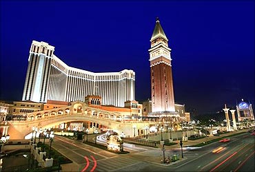 Macau rakes in four times the revenue of Las Vegas.