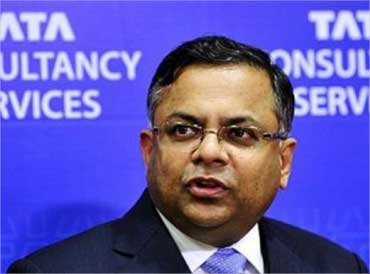 TCS chief executive N Chandrasekaran.