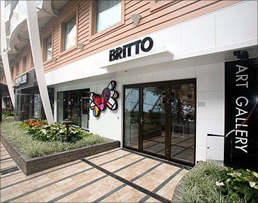 Britto's art gallery.