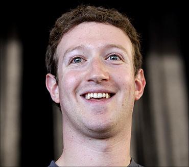 Facebook founder Mark Zuckerberg.