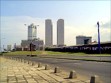 The city of Colombo.