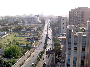 The city of Karachi.