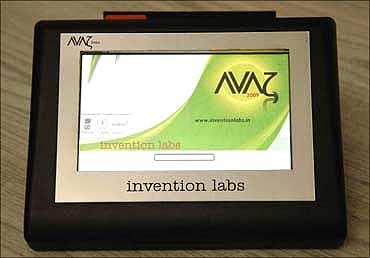 Avaz, a communication system for people with speech disorders.