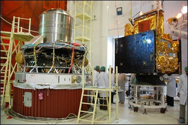 Oceansat 2 before its integration.