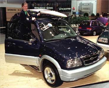 The Suzuki Grand Vitara at the Geneva Car Show.