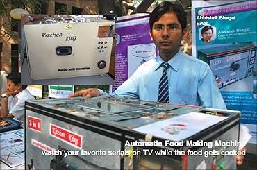 Abhishek Bhagat's Automatic Food Making Machine.