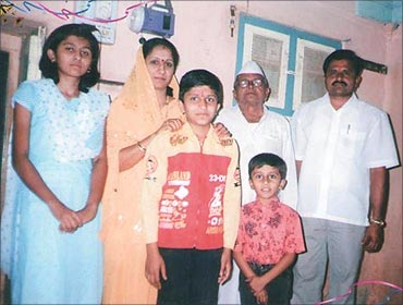 Hemachandra with his family.