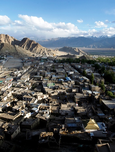 An overview of Leh, capital of Ladakh.