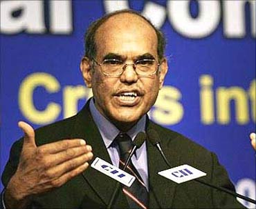 RBI Governor D Subbarao.