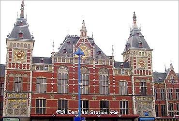 Amsterdam Centraal Station.