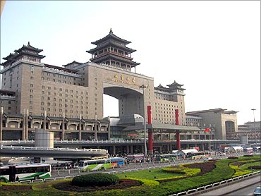Beijing West Railway Station.