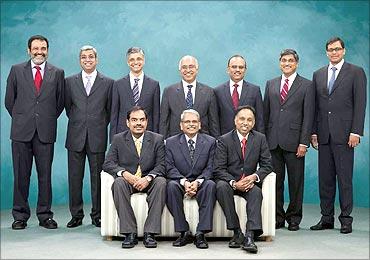 Infosys' core team members.