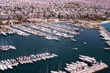 Greece's economy is in choppy waters. A view of Marina in Phaliron, near Athens.