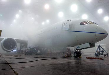 Boeing 787 Dreamliner undergoes extreme weather testing.