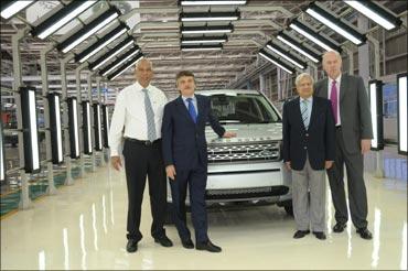 Tata Motors JLR officials