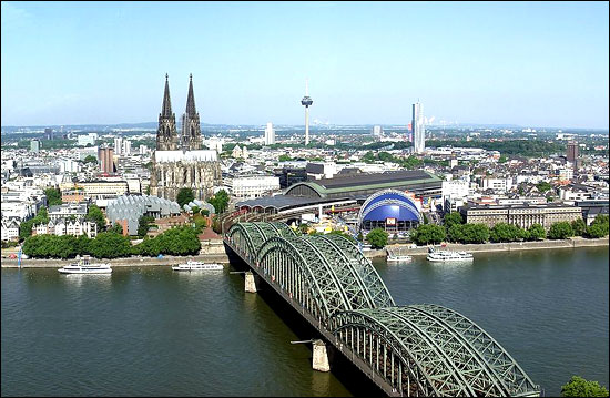 Panorama of Cologne.