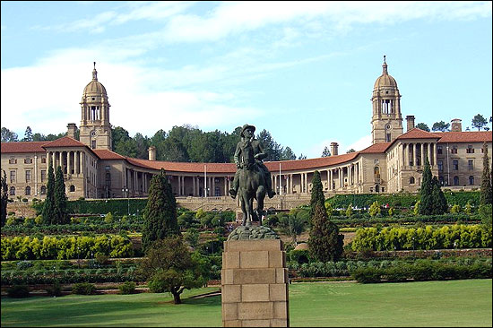 The Union Buildings in Pretoria, seat of the executive.