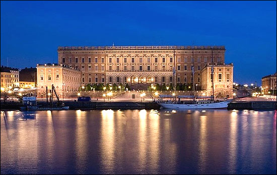 Stockholm Palace, the official seat of the Swedish King.