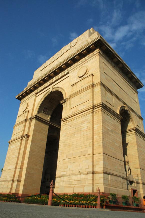 India Gate in New Delhi.