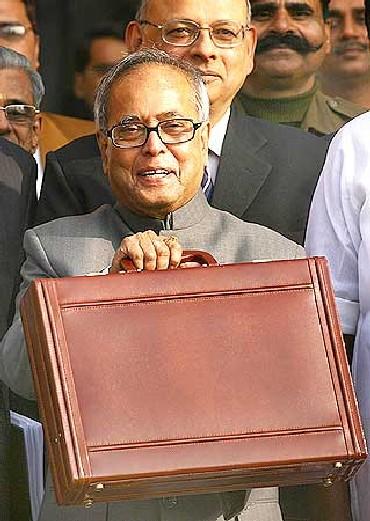 Finance Minister Pranab Mukherjee.