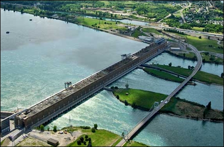 Beauharnois Hydroelectric Power Station.