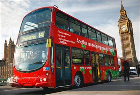 Double decker in London.