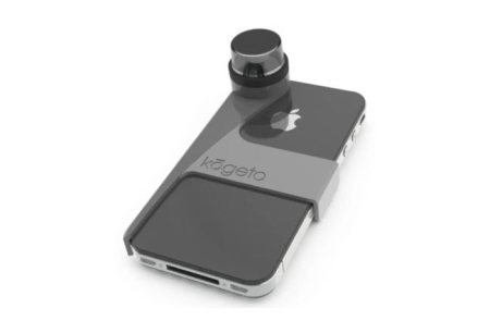 Kogeto Dot is a neat clip-on lens for iPhone 4 or 4S.