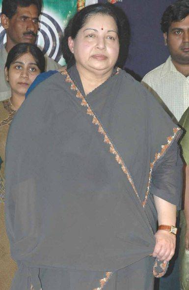 Chief Minister J Jayalalithaa.