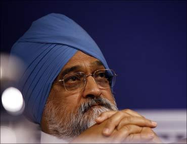 Planning Commission Deputy Chairman Montek Singh Ahluwalia.