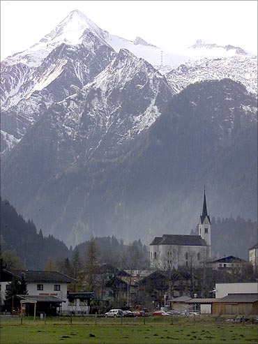 Village of Kaprun in Austria.