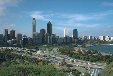 A view of Perth, Australia.