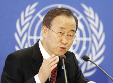 UN Secretary-General Ban Ki-moon.