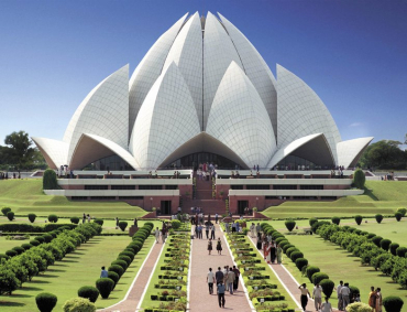 The Lotus Temple.
