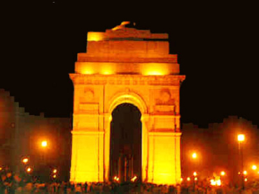 The India Gate.