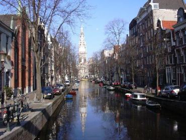 A view of Amsterdam.