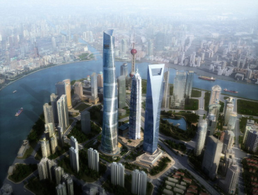 A view of Shanghai.