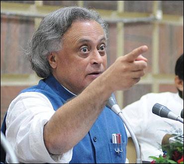 Rural Development Minister Jairam Ramesh.