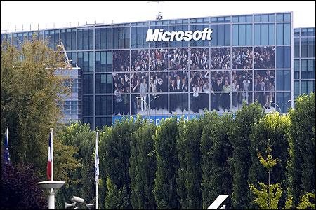 Microsoft Corporation' headquarters in Issy-les-Moulineaux, near Paris.